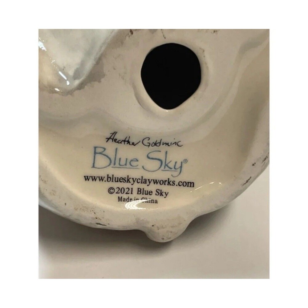 Blue Sky Clayworks 2021 St Patrick’s Day Irish Dog Figurine (Sm Chip) - Picture 7 of 8